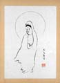自筆画　観音像