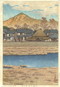 Kawase Hasui / Collection of Scenic Views of Japan II, Kansai Edition / Winter in Kamigamo, Kyoto