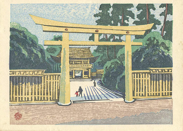山口源「東京回顧図会　明治神宮」