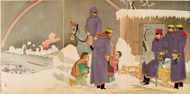 清親「日清戦争」