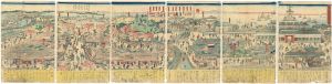 国輝二代「東京築地鉄炮洲景」