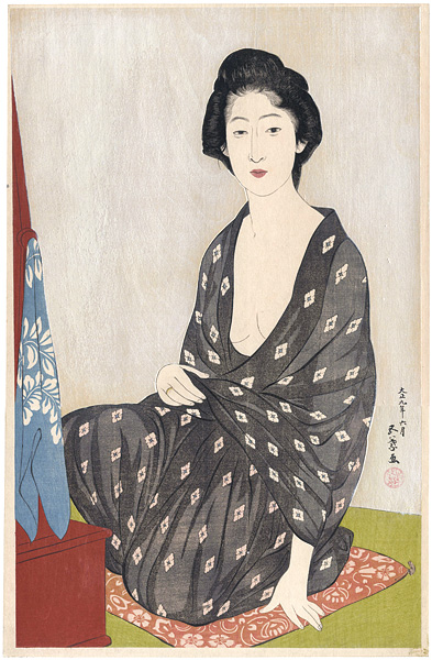 Hashiguchi Goyo “Woman in a Summer Kimono”