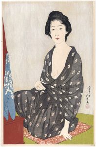 Woman in a Summer Kimono
