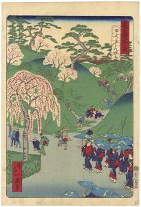 一景「東京名所四十八景　日くらしの里」