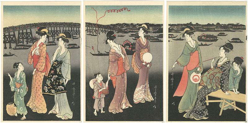 歌麿「両国の花火【復刻版】」