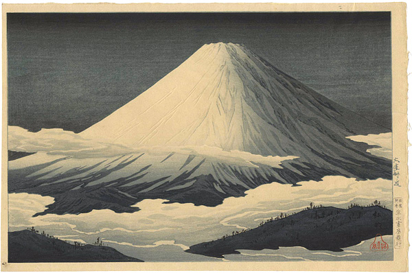 Takahashi Shotei(Hiroaki) “Fuji in The 4 Seasons / Nearby Omuro”