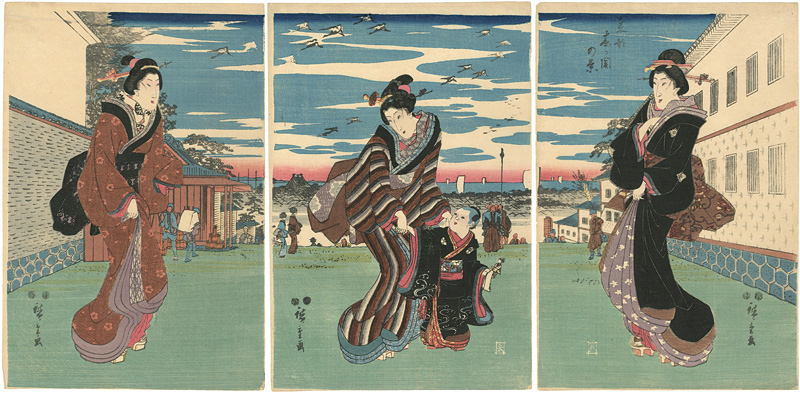 広重初代「東都　霞ヶ関の景」