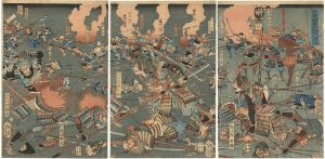 芳年「源平盛衰記堀川夜征」