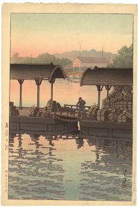 Kawase Hasui / Collection of Scenic Views of Japan II, Kansai Edition / Morning in Onomichi