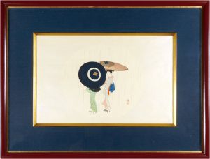 小村雪岱「春雨」