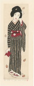 竹久夢二「落葉　【復刻・松永安生版】」