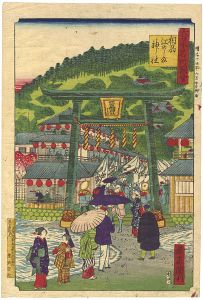 国利「大日本名所図会　相州江ノ島神社」