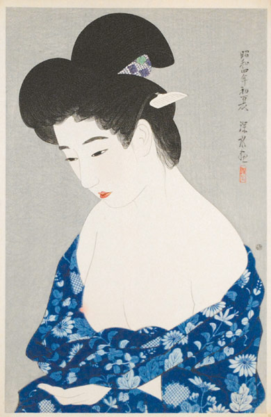 Ito Shinsui “Modern Beauties First Series / New Cotton Kimono”
