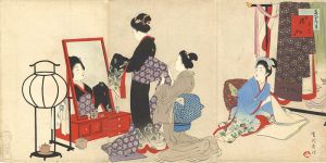 春汀「美人十二ヶ月　其十一　嫁入」