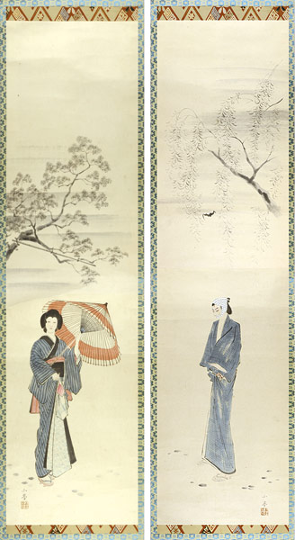 Tachibana Sayume “Scroll Painting : Komoriyasu and Otomi”