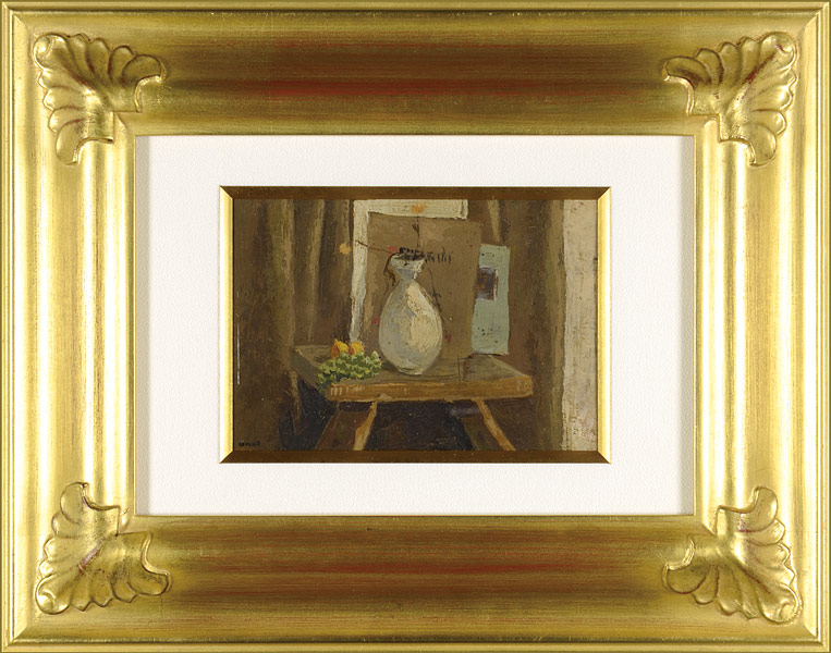恩地孝四郎「自筆画　静物」