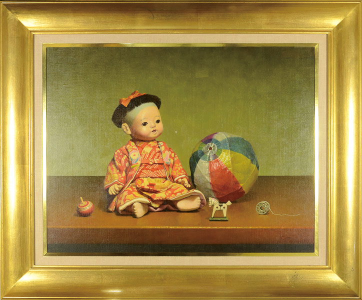 余村展「自筆画　紙風船」