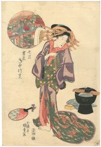 Kunisada I / Annual Events in the Yoshiwara / July [吉原年中行事　七月]
