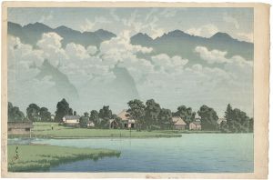 Kawase Hasui / Lake Kizaki in Shinshu
