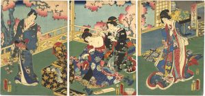Kunisada II / Edo Murasaki Genji Moyo [江戸紫源氏模様]