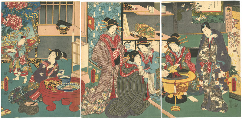 豊国三代「源氏絵」