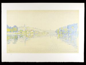 ポール・シニャック「セーヌ風景」
