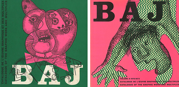 “ENRICO BAJ CATALOGUE OF THE GRAPHIC WORK AND MULTIPLES I・II” JEAN PETIT