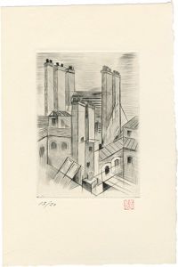 益田義信「パリ風景」