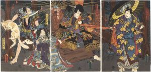 芝居絵　（悪七兵衛景清　他）
