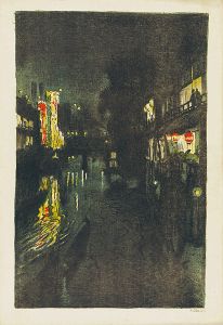Sight in Osaka / Night View of Dotonbori River 