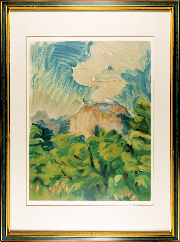 梅原龍三郎「浅間噴煙」