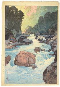 Yoshida Hiroshi / 12 Scenes in Japan Alps / Kurobe River