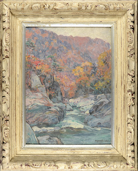 Yoshida Hiroshi “Painting : Valley of Autumn”