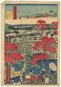 東京開化名景競　万代橋
