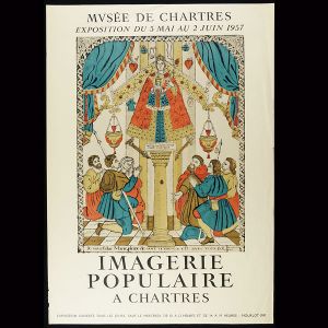 「IMAGERIE POPULAIRE A CHARTRES 展覧会ポスター」