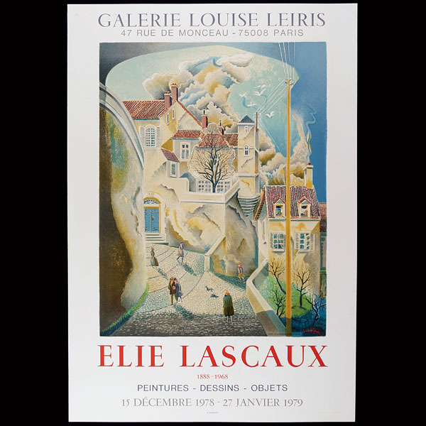 「エリー・ラスコー 展覧会ポスター」
