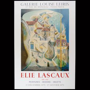 「エリー・ラスコー 展覧会ポスター」