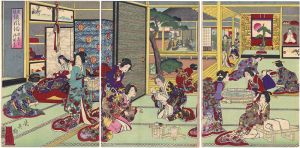 幾英「東錦倭風俗　諸候方御誕生式」