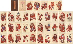 Kawasaki Kyosen / The Collection of Okiagari Ko-boshi (Self-righting Dharma Doll)