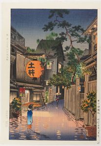 土屋光逸「牛込神楽坂」