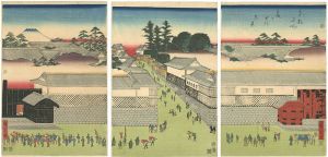 広重初代「東都名所霞ヶ関真景」