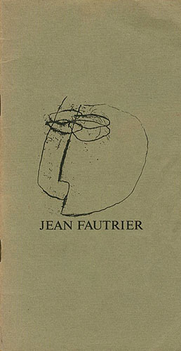 “JEAN FAUTRIER Prints 1925-64” 