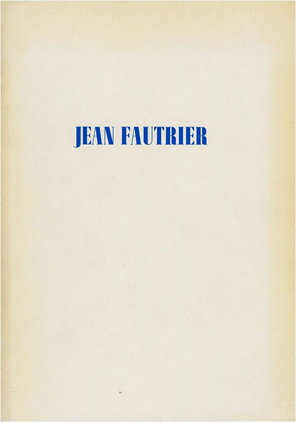 “JEAN FAUTRIER” 