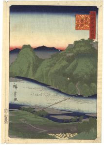 諸国名所百景　雲州広瀬真景