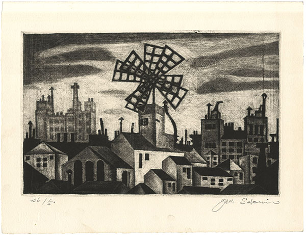 Sekino Junichiro “Red Windmill, Shinjuku”