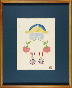 Kawakami Sumio / Paper Hat, Mask, Collar and Decorations