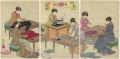 Illustration of Ladies Sewing