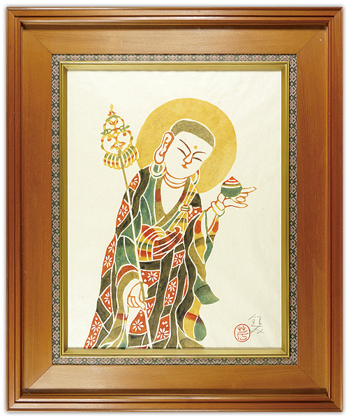 芹沢銈介「地蔵菩薩」