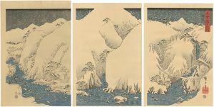 雪月花　雪　木曽路之山川【復刻版】