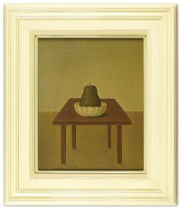 河原朝生「自筆画　静物」